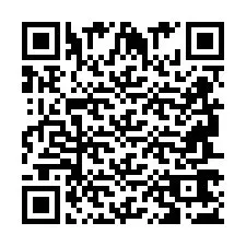 Código QR para número de teléfono +2694767295