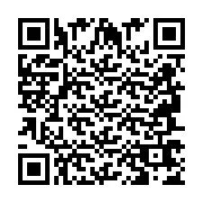 QR-код для номера телефона +2694767454