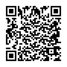 Código QR para número de telefone +2694767496