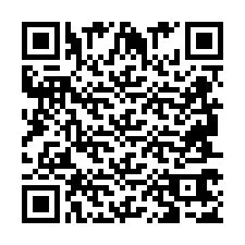 Código QR para número de telefone +2694767509