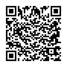 QR-код для номера телефона +2694767515