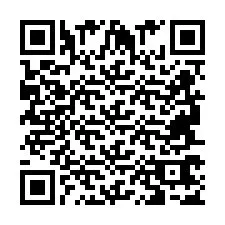 Código QR para número de teléfono +2694767517