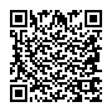 Código QR para número de teléfono +2694767518