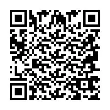 QR-code voor telefoonnummer +2694767558