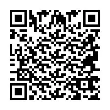 Código QR para número de teléfono +2694767563