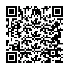 Codice QR per il numero di telefono +2694767676