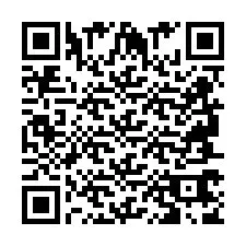 Código QR para número de teléfono +2694767808