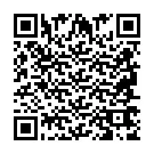 QR-код для номера телефона +2694767829