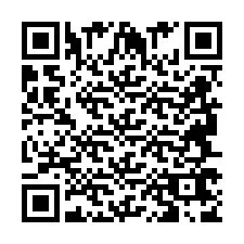 Código QR para número de teléfono +2694767862