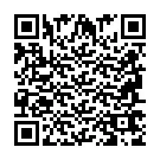 Codice QR per il numero di telefono +2694767865