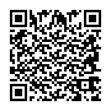 Codice QR per il numero di telefono +2694767882