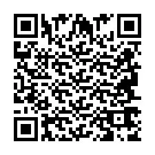 Codice QR per il numero di telefono +2694767896