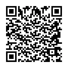 Codice QR per il numero di telefono +2694767899