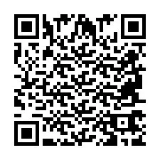 Codice QR per il numero di telefono +2694767907