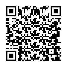 Codice QR per il numero di telefono +2694768168