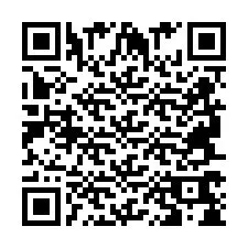 QR-код для номера телефона +2694768413