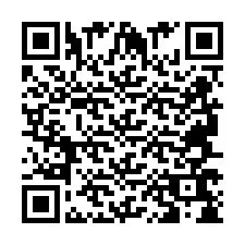 Codice QR per il numero di telefono +2694768473