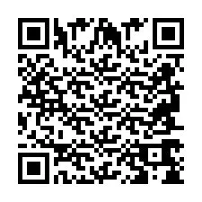 QR-код для номера телефона +2694768489