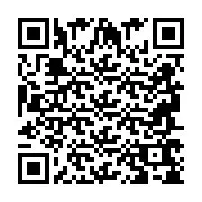 QR-код для номера телефона +2694768565