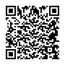 Código QR para número de teléfono +2694768567