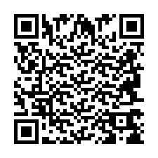 Código QR para número de telefone +2694768602