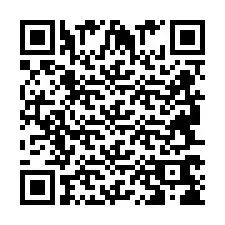 Código QR para número de telefone +2694768612