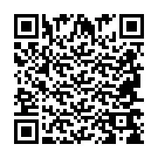 QR-code voor telefoonnummer +2694768637