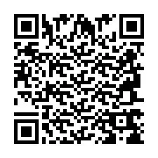 QR-код для номера телефона +2694768640