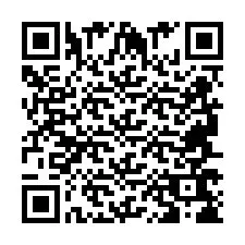 QR-код для номера телефона +2694768677