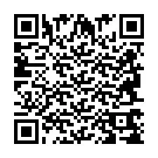 Código QR para número de teléfono +2694768702