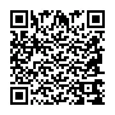 Codice QR per il numero di telefono +2694768709