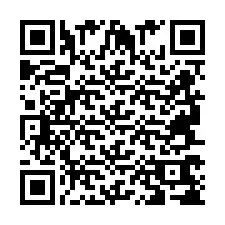 Código QR para número de teléfono +2694768713