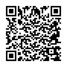 Código QR para número de telefone +2694768743