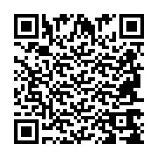 Código QR para número de teléfono +2694768787