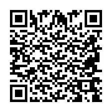 QR-код для номера телефона +2694768837