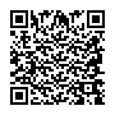 QR-koodi puhelinnumerolle +2694768838