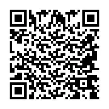 Codice QR per il numero di telefono +2694768897