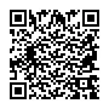 Codice QR per il numero di telefono +2694768907