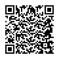 Código QR para número de teléfono +2694769157