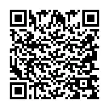 Código QR para número de teléfono +2694769534