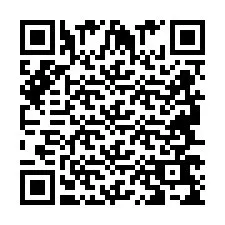 Código QR para número de telefone +2694769576