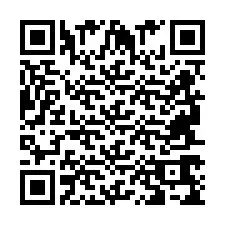 Codice QR per il numero di telefono +2694769587