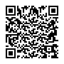 Codice QR per il numero di telefono +2694769605