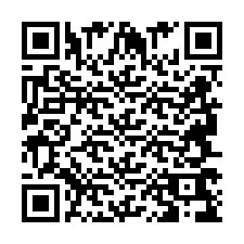 QR-код для номера телефона +2694769632