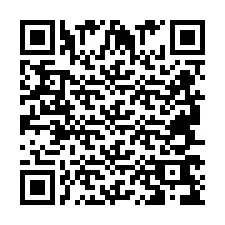 Código QR para número de teléfono +2694769633