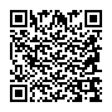 QR-code voor telefoonnummer +2694769641