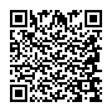 Codice QR per il numero di telefono +2694769674