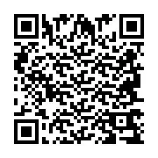 QR код за телефонен номер +2694769716