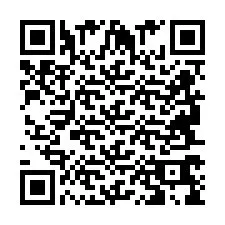 Código QR para número de teléfono +2694769806