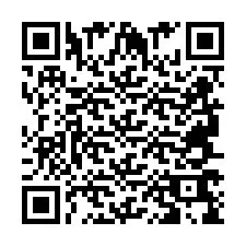 Codice QR per il numero di telefono +2694769833